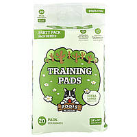 Pogi's Pet Supplies, Earth Friendly Training Pads, дуже великі, 20 прокладок