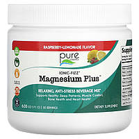 Pure Essence, Ionic-Fizz, Magnesium Plus, малиновий лимонад, 171 г (6,03 унції)