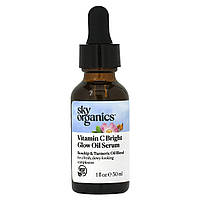 Sky Organics, Сироватка з олією шипшини та куркуми з вітаміном C, суміш олій шипшини та куркуми, 30 мл (1)