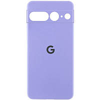 Чохол Silicone Cover Lakshmi Full Camera (AA) with logo для Google Pixel 8 Бузковий / Dasheen