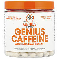 The Genius Brand, Genius Caffeine, 100 мг, 100 рослинних капсул