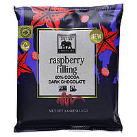 Endangered Species Chocolate, Малинова начинка, 60% какао, темний шоколад, 45,3 г (1,6 унції)