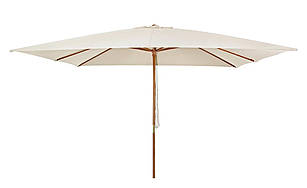 Парасоля квадратна "Мілан" 3х3 м, з дерев’яною основою для кафе, тераси, ресторану