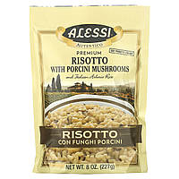 Alessi, Ризото преміальної якості з білими грибами та італійським рисом арборіо, 227 г (8 унцій)