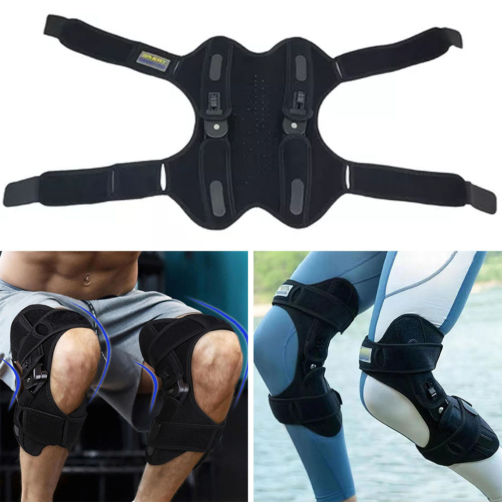 Наколінник для колінного суглоба (2 шт) 3 рівні зусилля / Колінні стабілізатори / Наколінник спортивний, фото 1