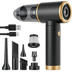 Автомобільний пилосос акумуляторний, 2000мАч, YP-106Pro / Ручний пилосос для машини / Бездротовий пилосос