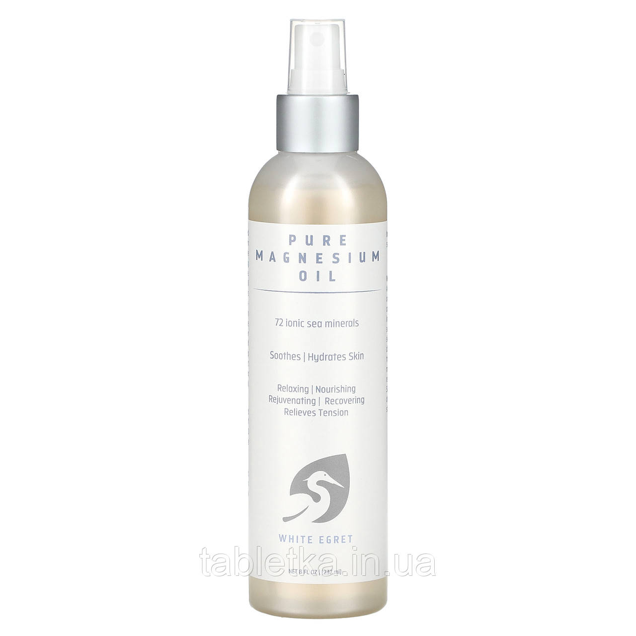 White Egret Personal Care, Чиста олія магнію, 237 мл (8 рідк. унц.)