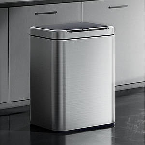 Автоматичне відро для сміття Xiaomi Youpin Flower Stainless Steel Smart Sensor Trash Can 13л з датчиком руху (GB227/6941797701791)