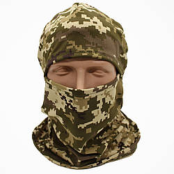 Літня балаклава Coolmax, Піксель / Балаклава під шолом / Тактичний підшоломник / Шапка балаклава тонка