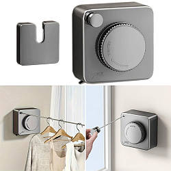 Настінна сушарка для білизни до 20кг, (4,2м) / Висувна сушка для одягу / Автоматична білизняна мотузка