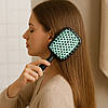 Гребінець для волосся з отворами, Super Brush / Продувний гребінець для укладання / Масажна щітка для волосся, фото 5