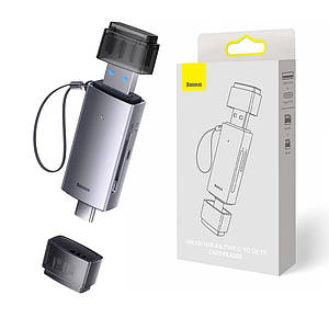 Кард рідер Baseus AirJoy USB-A & Type-C to SD/TF (BS-OH069 / WKQX060113)