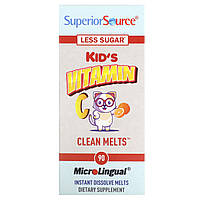 Superior Source, Дитячий вітамін C з екстрактом апельсина, 90 розчинних інгредієнтів