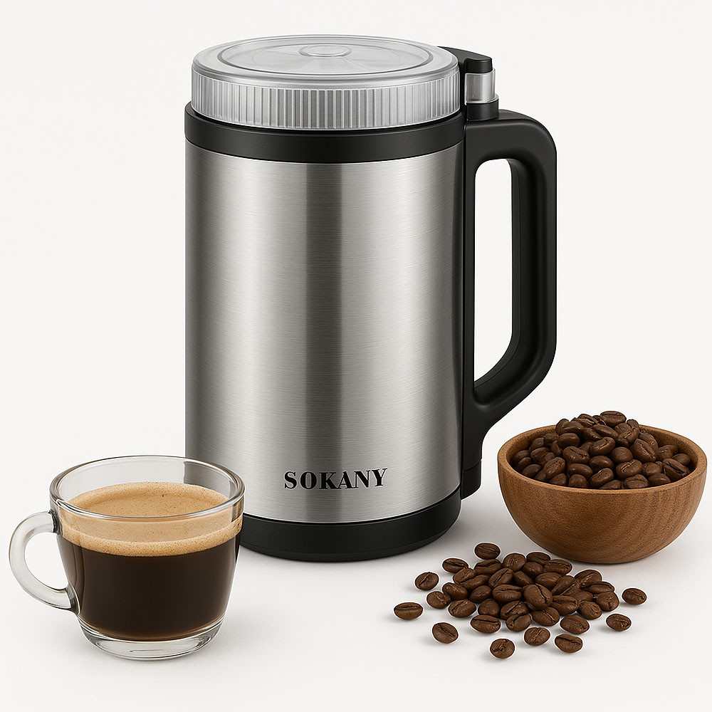 Кавомолка електрична, 300Вт, від мережі, Sokany SK-04021 / Кавомолка для спецій / Електрокавомолка, фото 1