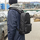 Міський спортивний рюкзак STAR Black чорний тканинний для повсякденного молодіжний якісний, фото 3