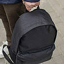 Міський спортивний рюкзак STAR Black чорний тканинний для повсякденного молодіжний якісний, фото 6