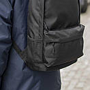 Міський спортивний рюкзак STAR Black чорний тканинний для повсякденного молодіжний якісний, фото 4