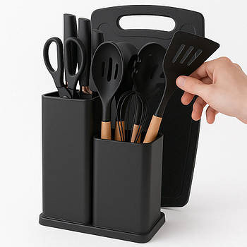Набір кухонного приладдя, 19 предметів Kitchen Set / Набір ножів для кухні / Кухонний набір приладів