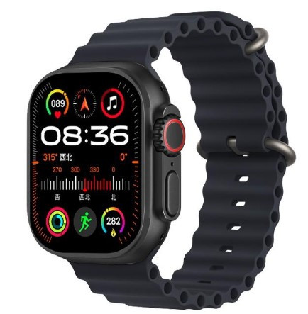 Смарт-годинник Smart Watch T800 Ultra 2 Blak водонепроникний спортивний розумний годинник, виклик по Bluetooth