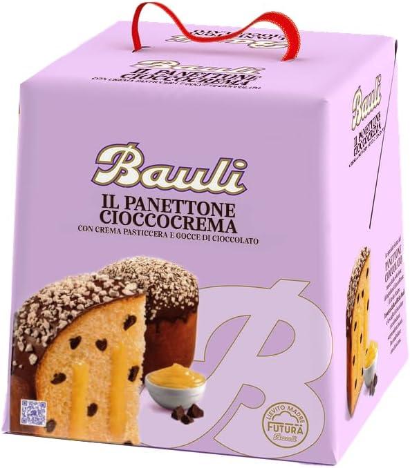 Панеттоне Bauli Cioccocrema з заварним кремом і шоколадною крихтою 800 г