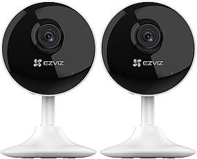 EZVIZ C1C 2-камерна мінікамера безпеки для дому, внутрішня, камера Wi-Fi 1080P, камера безпеки