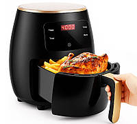 Аерофритниця 2600Вт, 6л, S-18 / Фритюрниця безмасляна / Аерогриль з антипригарним покриттям