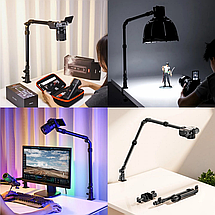 Настільний тримач для камери смартфона Ulanzi ZJ02 C-clip Folding Bracket 98 см, фото 5