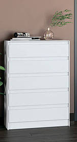 Комод 70 см на 5 ящиків Соло ш.700/в.1190/г.390 КС