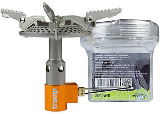 Газовий пальник Tramp UTRG-048 | Ультралегкий та компактний титановий пальник-насадка з різьбовим з'єднанням, без п'єзопідпалу