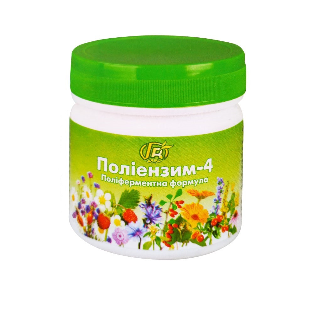 Поліензим-4 Поліферментна формула / ТМ Грін-Віза / 280 мл, фото 1