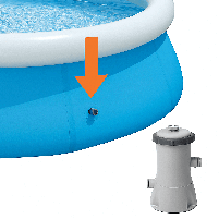 Intex Easy Set басейн 396×84 см з фільтром 28142 - надувний круглий, об'єм 7290 л, для сім'ї та дачі, фото 6