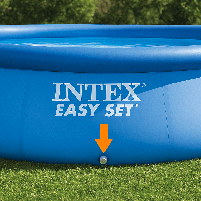 Intex Easy Set басейн 396×84 см з фільтром 28142 - надувний круглий, об'єм 7290 л, для сім'ї та дачі, фото 9