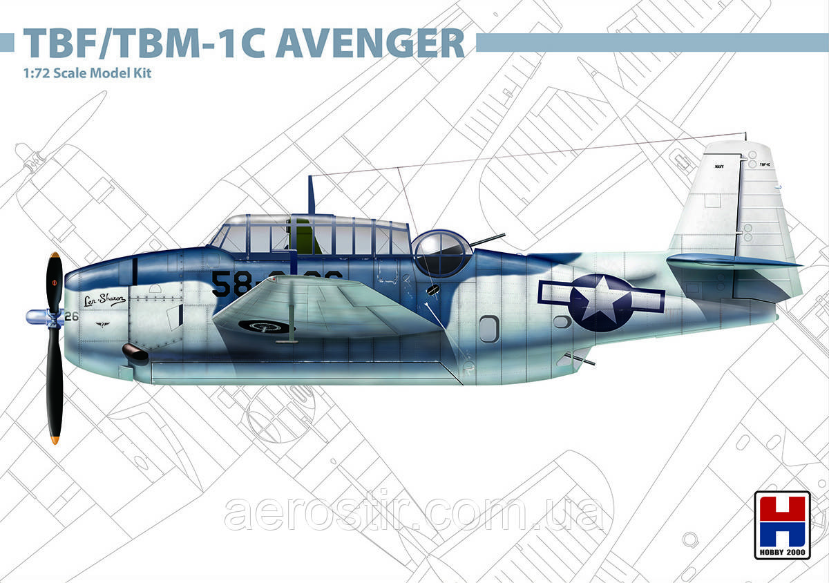 TBF/TBM-1C Avenger 1/72 Hobby 2000 72009