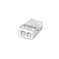 WAGO 2273-242 (2 дроти х до 2,5 мм2) + паста "Alu-Plus", клема сполучна, клемник, ваго, самозатискна