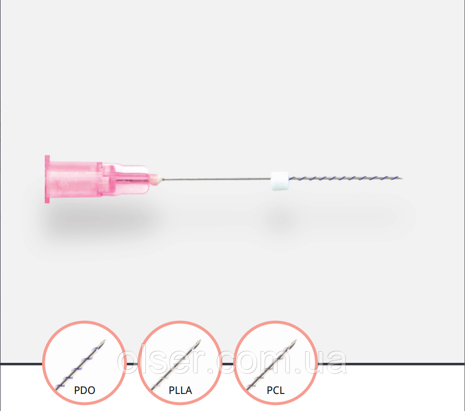Мезонитки AestheLine 29Gx50mm SCREW PLLA