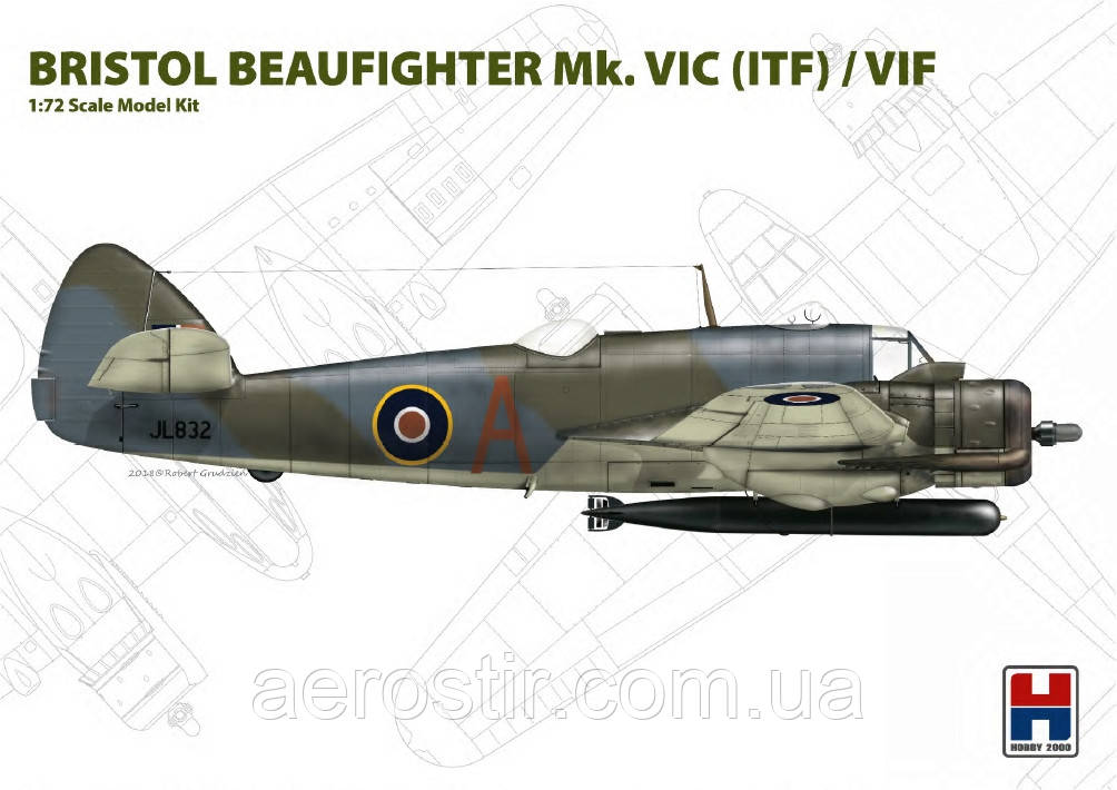 Bristol Beaufighter Mk. VIC ( ITF ) / VIF 1/72 Hobby 2000 72004
