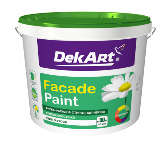 Фарба фасадна DekArt Faсade Paint 1,2 кг., фото 1