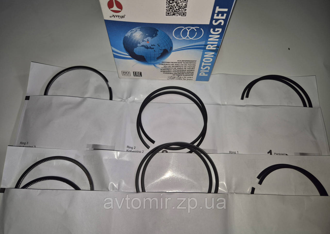 Кільця поршневі ЗАЗ 1102-1105, Таврія, Славота AMP 73.0
