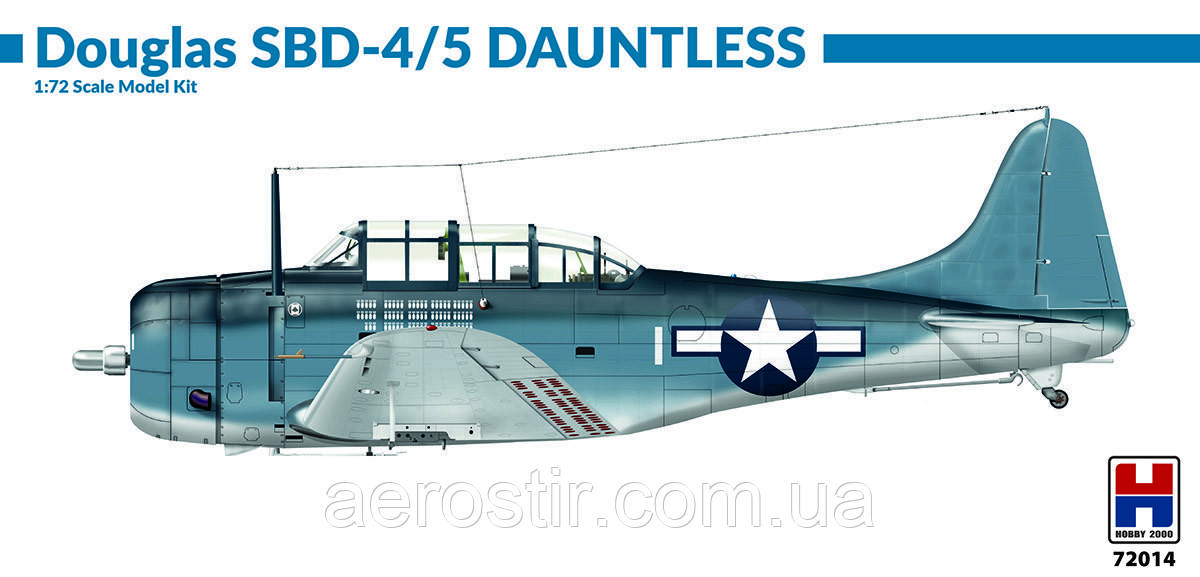 Douglas SBD-4/5 Dauntless 1/72 Hobby 2000 72014