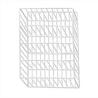 Полиця-органайзер для зберігання білизни 30*8.5*41см Stenson TD01349 (white)