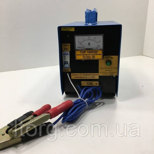 Пускозарядний пристрій ТОР 100 ПЗП 12 В, фото 1