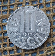 10 грошей 1977 року. Австрiя
