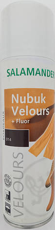 Аерозольна фарба Бордо "Nubuk Velours" Salamander для нубуку та замші, фото 1