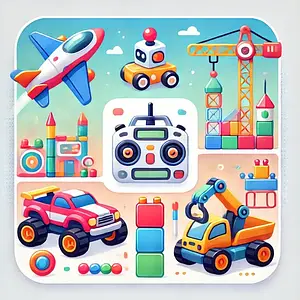 Радіокеровані машинки, конструктори, іграшки для дітей