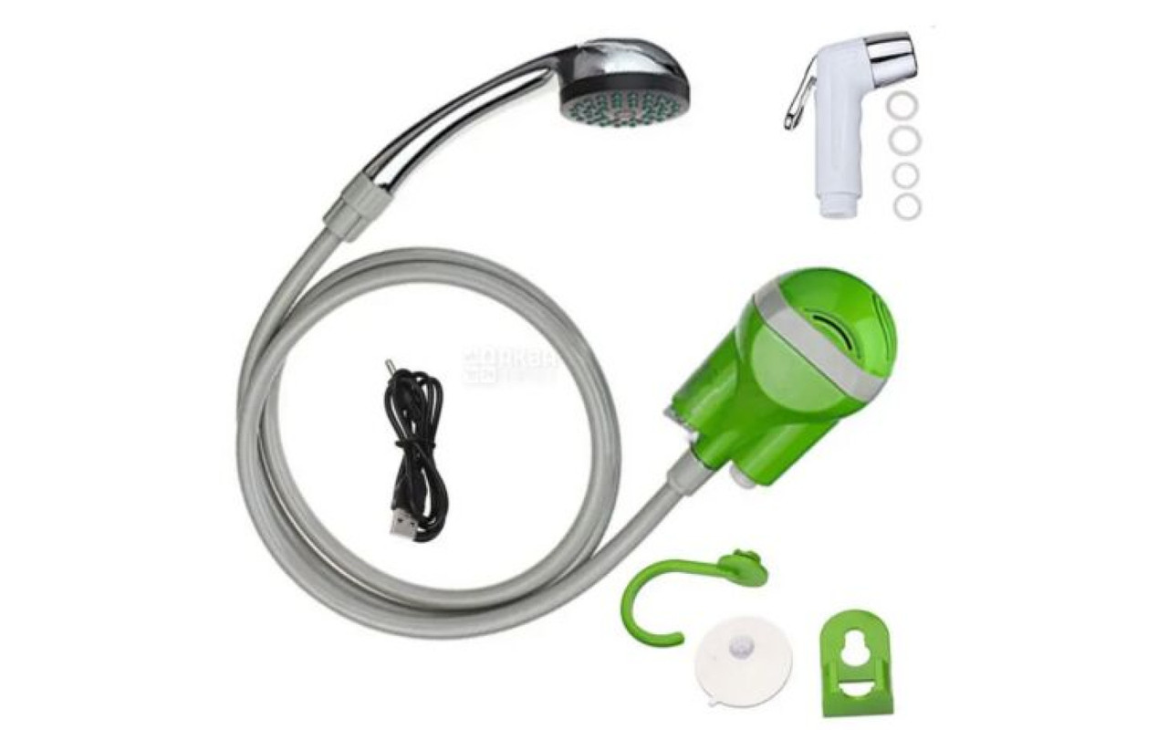 Акумуляторний душ з лійкою ViO SW-01, для польових умов та дачі, фото 1