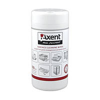 Серветки для екранів вологі, 100 шт. Axent, 5301-A