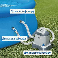 Хлоргенератор Intex 26664 - для басейнів до 17 413 л, автоматичне очищення води без хлору, фото 8