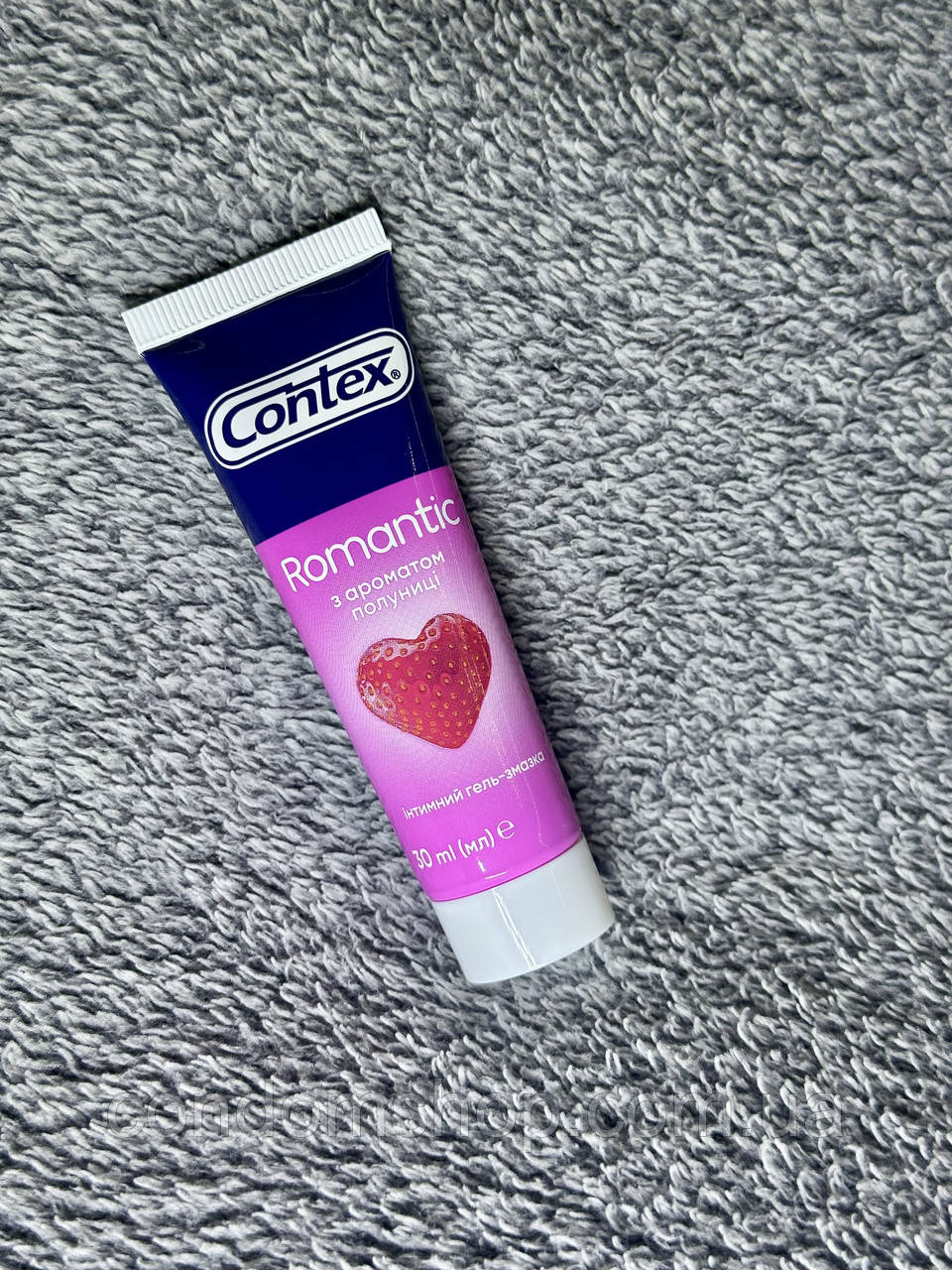 Гель-змазка Contex ROMANTIC з ароматом полуниці.30 мл.