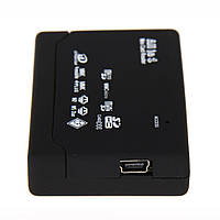 Картридер універсальний USB (SDHC, SD, MiniSD, Micro SD, M2, MMC, XD, CF)  Чорний