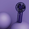 Акумуляторний портативний міні-вентилятор Mini Fan A10-10 синій, фото 3